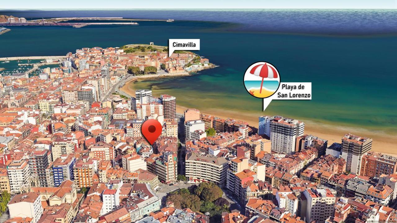 Apartamentos La Gringa Centro Gijon II Obra Nueva Con Posibilidad De Parking Eksteriør billede